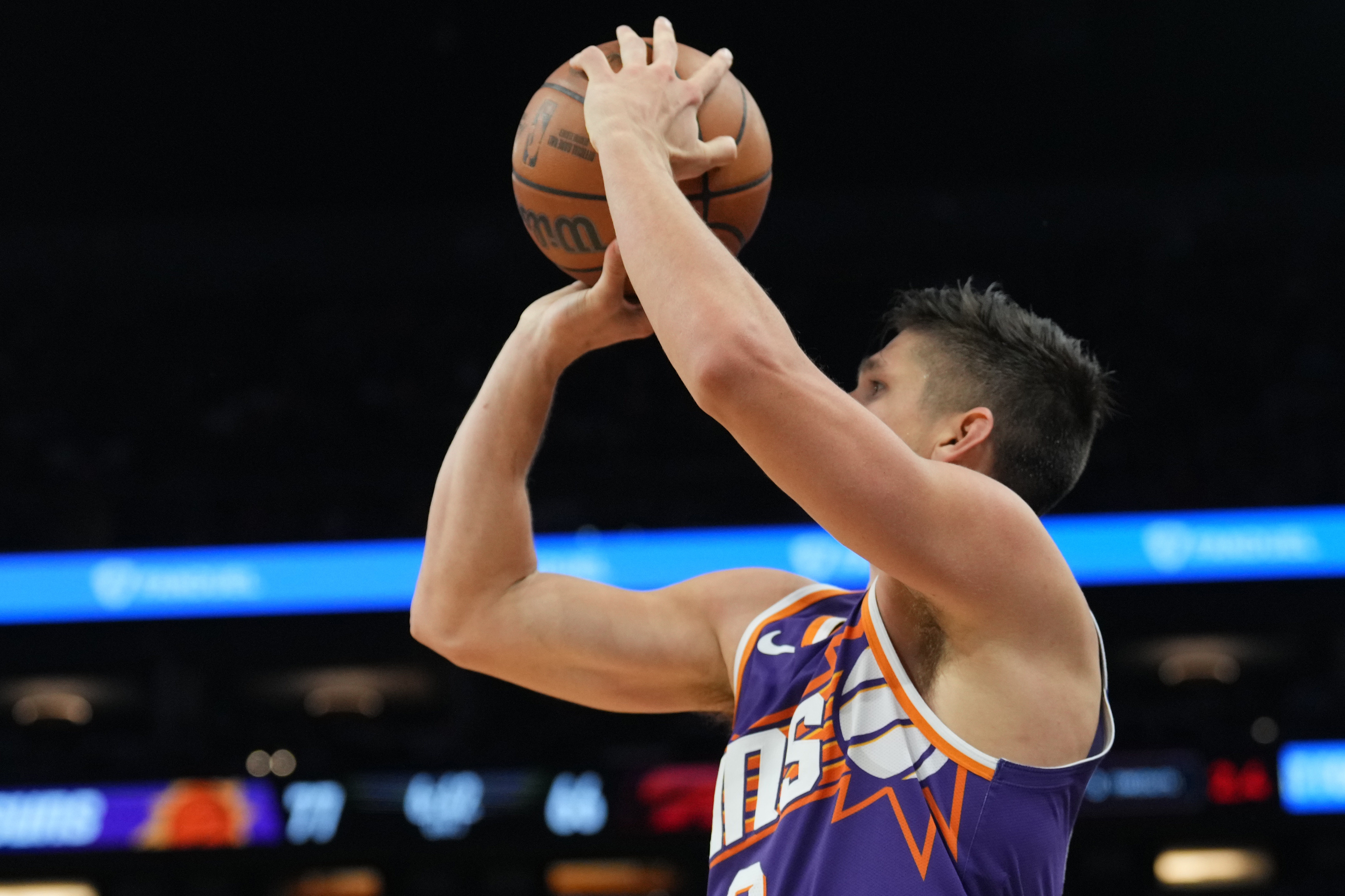 500万网彩票-三分11中1！太阳阿伦：没有舒服的接球就投 有8球出手感觉不错